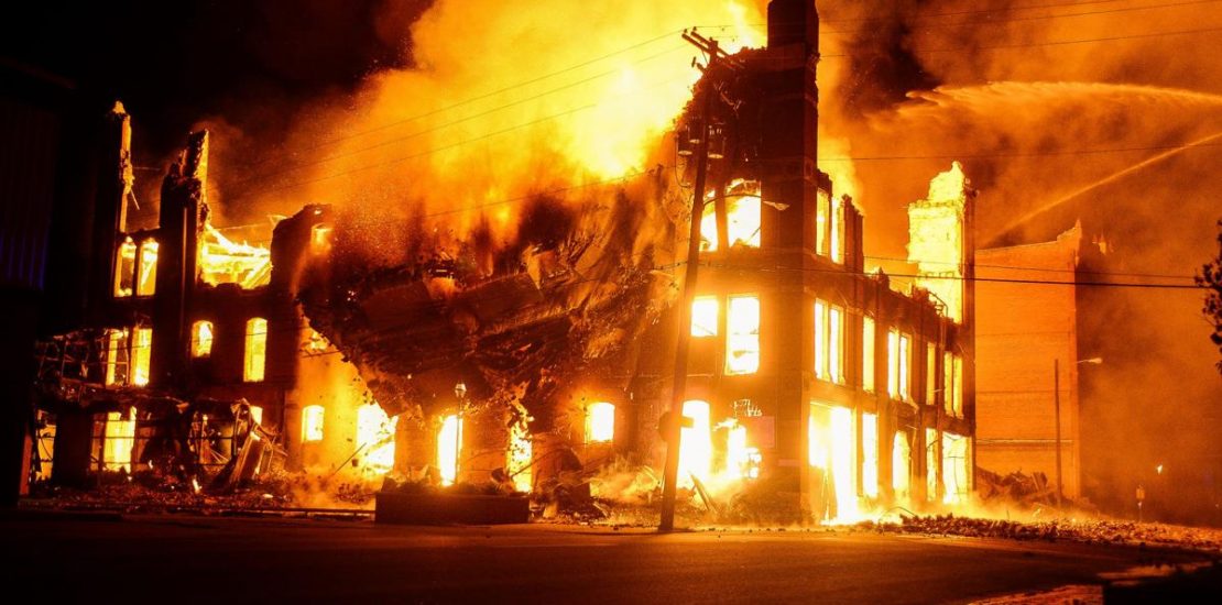 CASfire test to building material