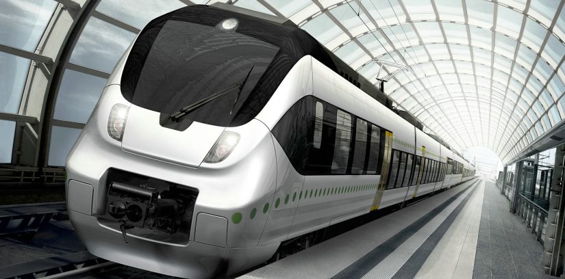 CASfire test to railway vehicle